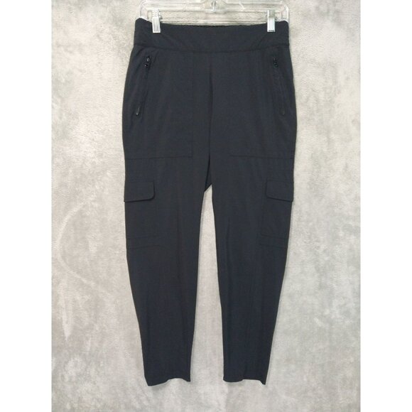 Athleta Pants Womens 6 Black Chelsea Utility Jogger Pull On Travel Stretch - Picture 1 of 9